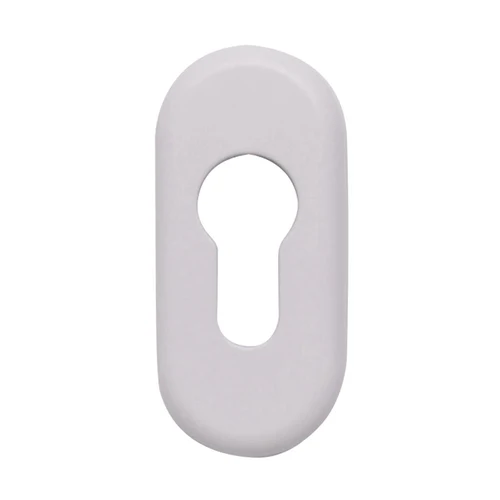 White Oval Escutcheon from Anglian Home Improvements 