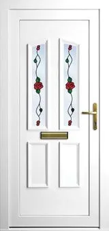 Edwardian white uPVC door