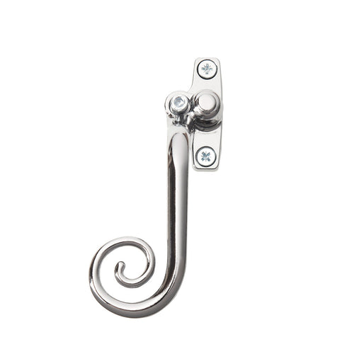 Chrome Left Handed Monkey Tail Window Handle, available at Anglian Home Improvements