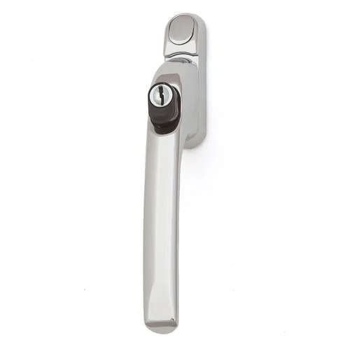 Chrome Locking Aluminium Window Handle - Anglian Home Improvements