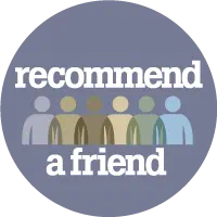 Recommend a friend logo