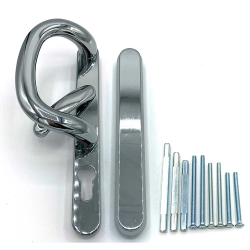Chrome Patio Door Handles - external blank, buy now at Anglian Home Improvements