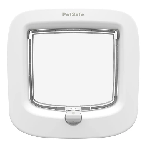 White pet safe cat flap from, buy online from Anglian Home Improvements