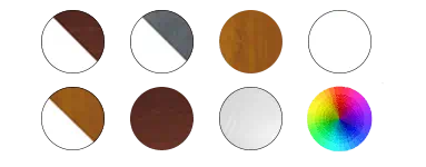 Colour swatches for Anglian uPVC windows and doors