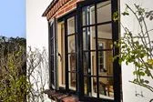 Black_wooden_casement_window
