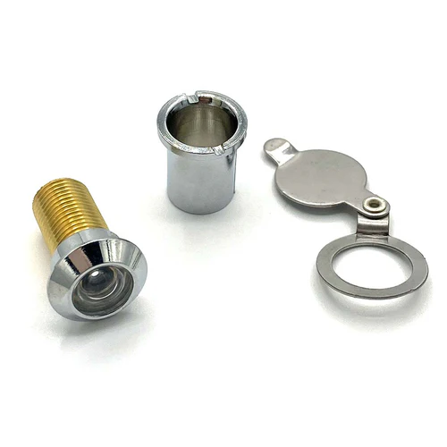 Chrome spy hole 25 - 35mm, buy now at Anglian Home Improvements