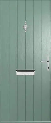 Ambleside Sage Green composite front door