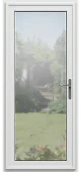 Bradley white aluminium door