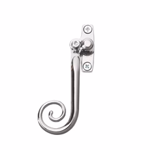 Load image into Gallery viewer, Chrome Left Handed Monkey Tail Window Handle, available at Anglian Home Improvements
