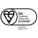 BSEN 12150 toughened safety glass Kitemark accreditation